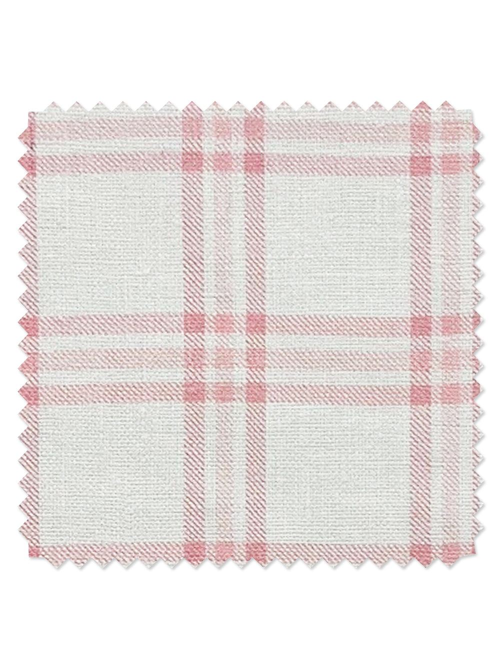 rodgers plaid linen fabric by nathan turner pink