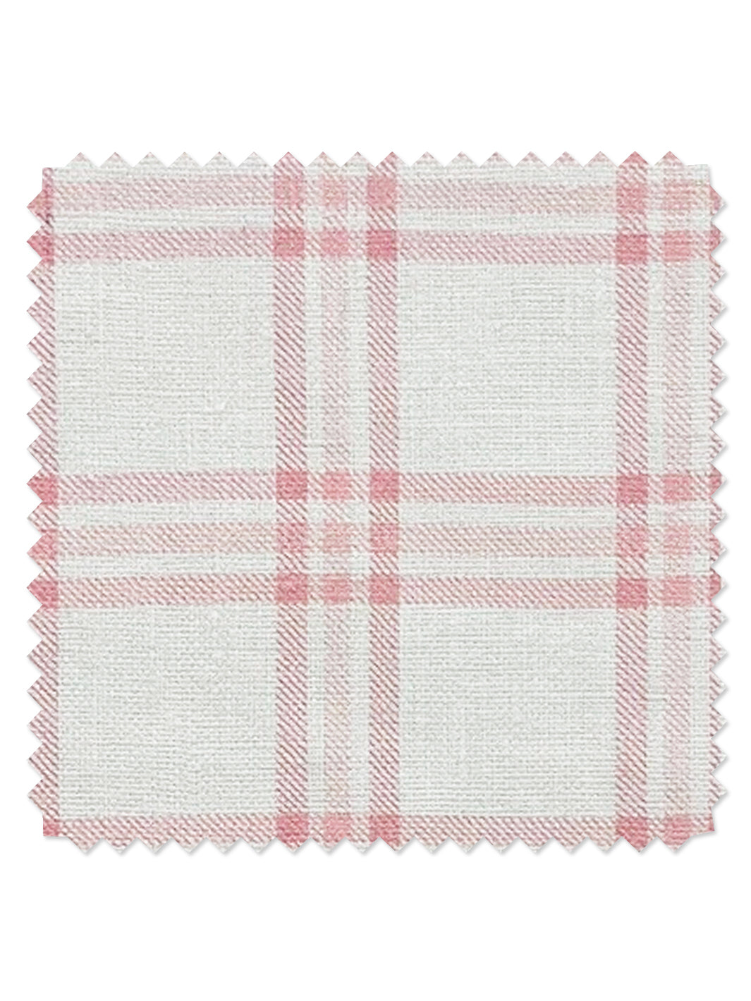 'Rogers Plaid' Linen Fabric by Nathan Turner - Pink