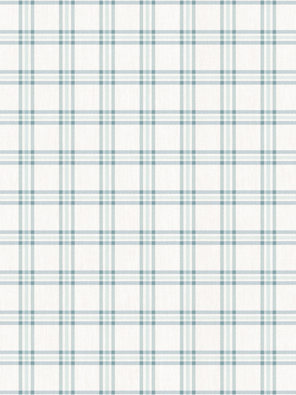 rodgers plaid linen fabric by nathan turner seafoam