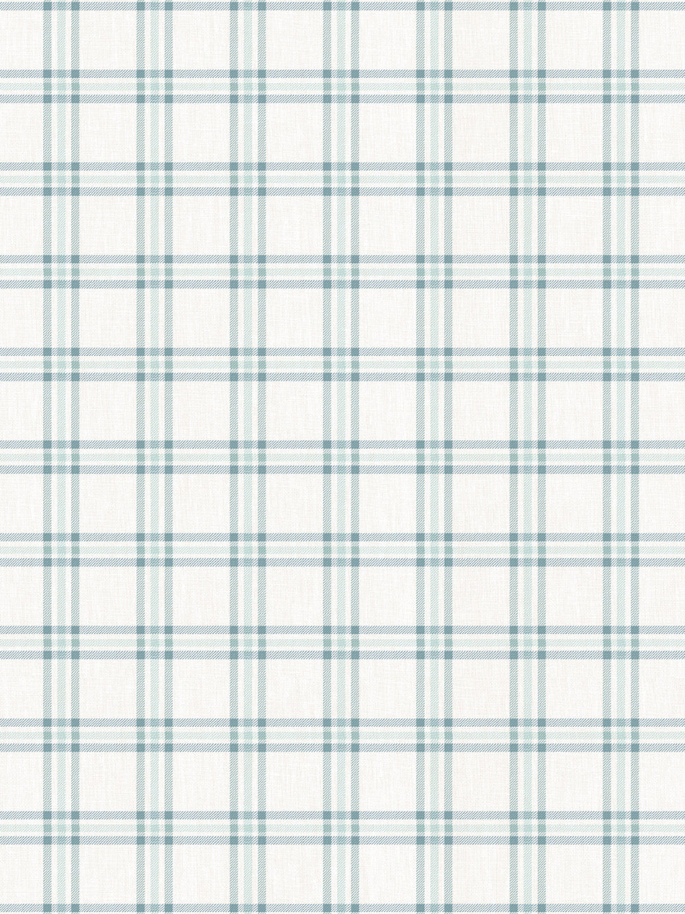 rodgers plaid linen fabric by nathan turner seafoam