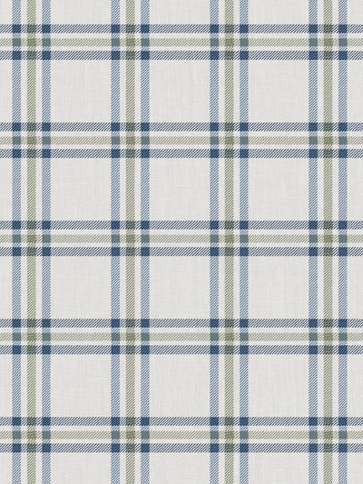 rogers plaid wallpaper by nathan turner blue green