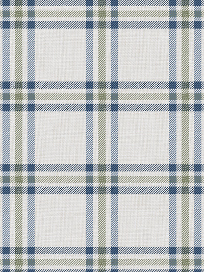 rogers plaid wallpaper by nathan turner blue green