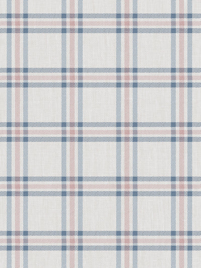 rogers plaid wallpaper by nathan turner blue pink
