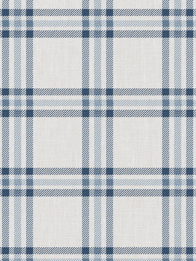rogers plaid wallpaper by nathan turner blue