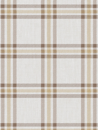 rogers plaid wallpaper by nathan turner brown gold