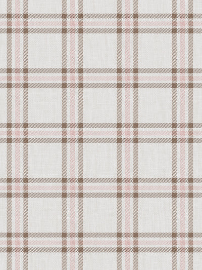 rogers plaid wallpaper by nathan turner brown pink