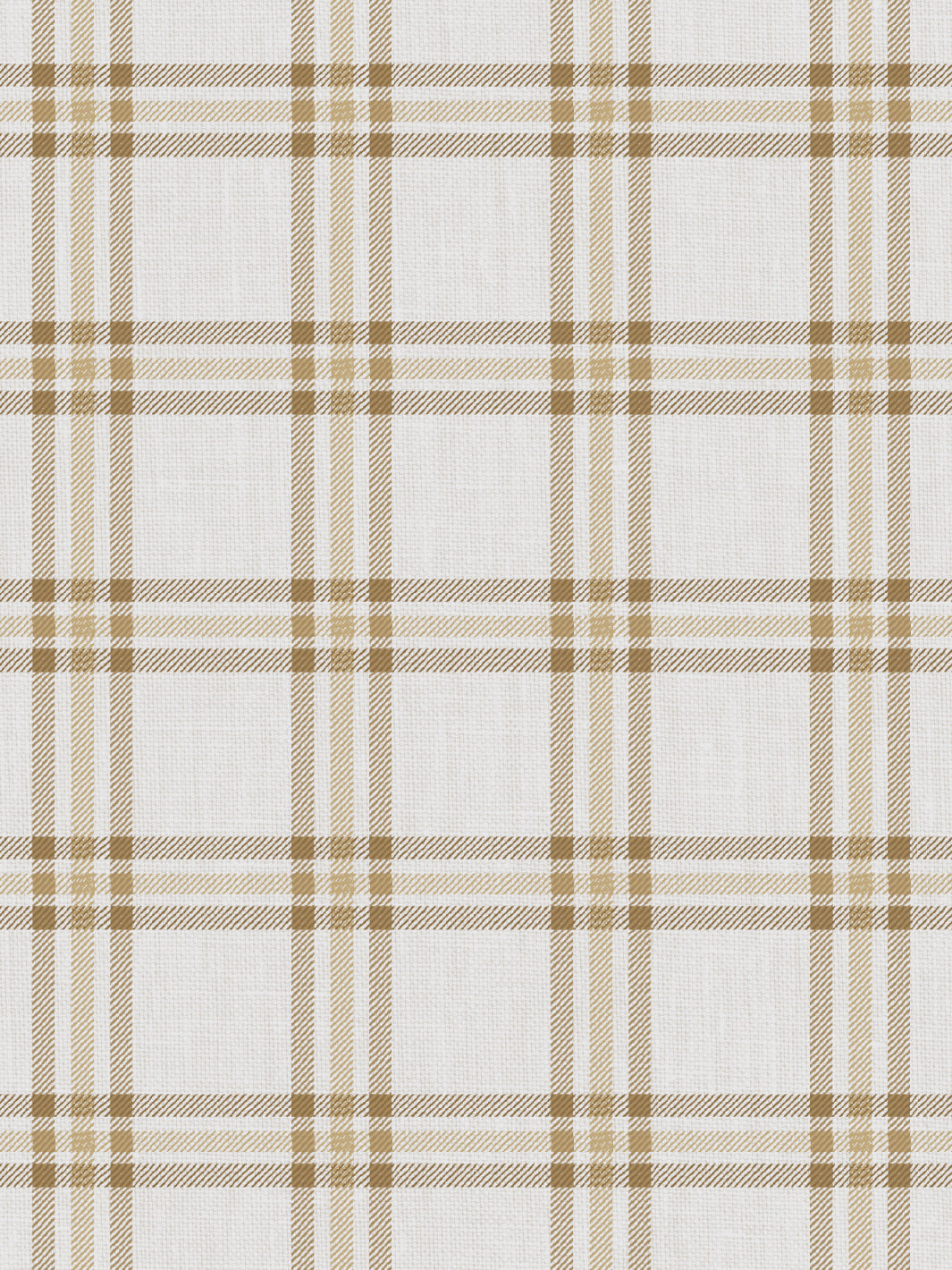 'Rogers Plaid' Wallpaper by Nathan Turner - Gold