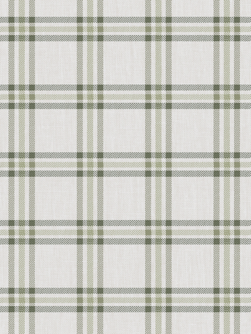 'Rogers Plaid' Wallpaper by Nathan Turner - Green