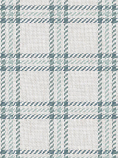 rogers plaid wallpaper by nathan turner seafoam