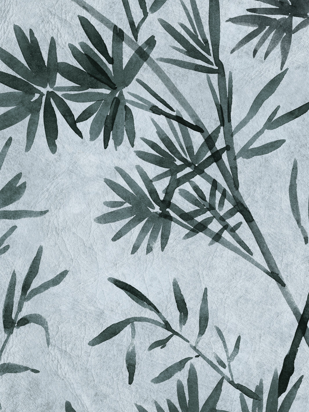 'Runaway Bamboo' Wallpaper by Flint Wood & Hicks - Tonal Blue