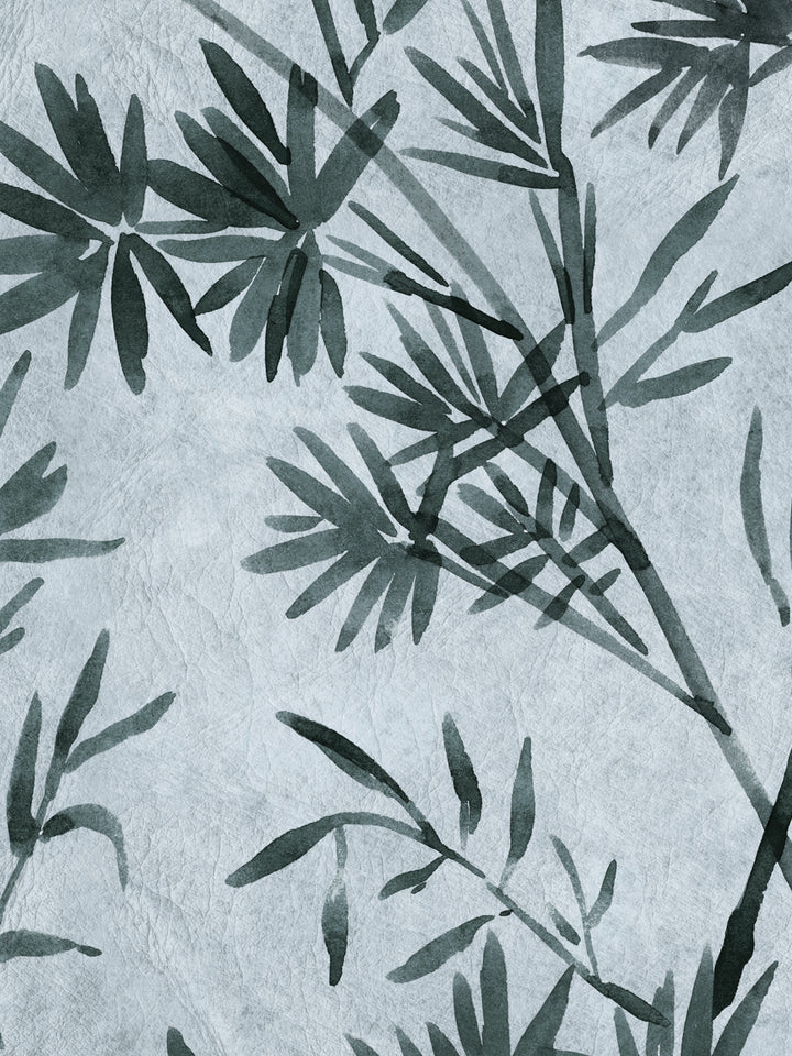 'Runaway Bamboo' Wallpaper by Flint Wood & Hicks - Tonal Blue