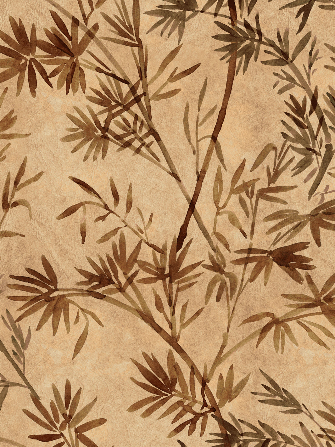 'Runaway Bamboo' Wallpaper by Flint Wood & Hicks - Tonal Terracotta