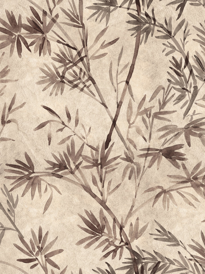 'Runaway Bamboo' Wallpaper by Flint Wood & Hicks - Vintage Brown