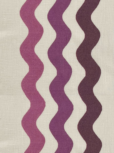 'Ric-Rac Bands' Linen Fabric by Sarah Jessica Parker - Concord