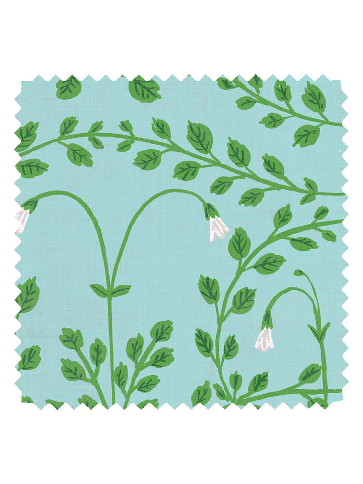 sassa linen fabric by sjp capri blue