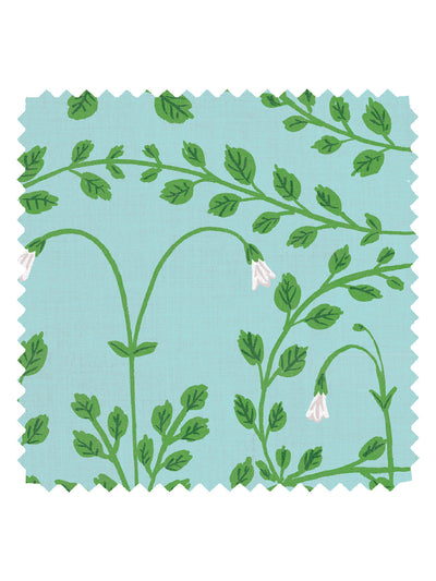 sassa linen fabric by sjp capri blue