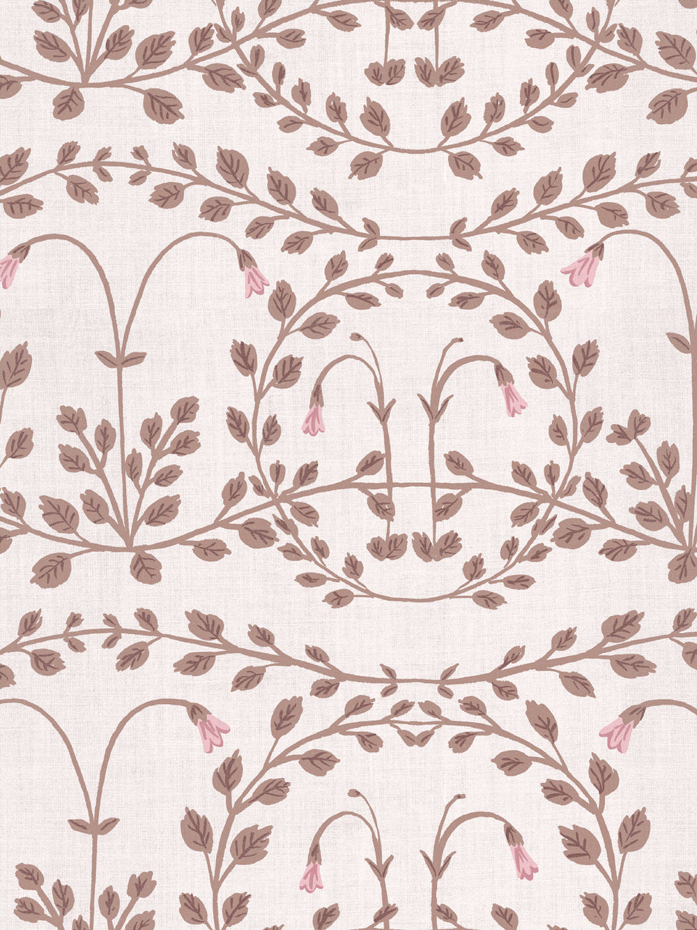 sassa linen fabric by sjp chestnut pink