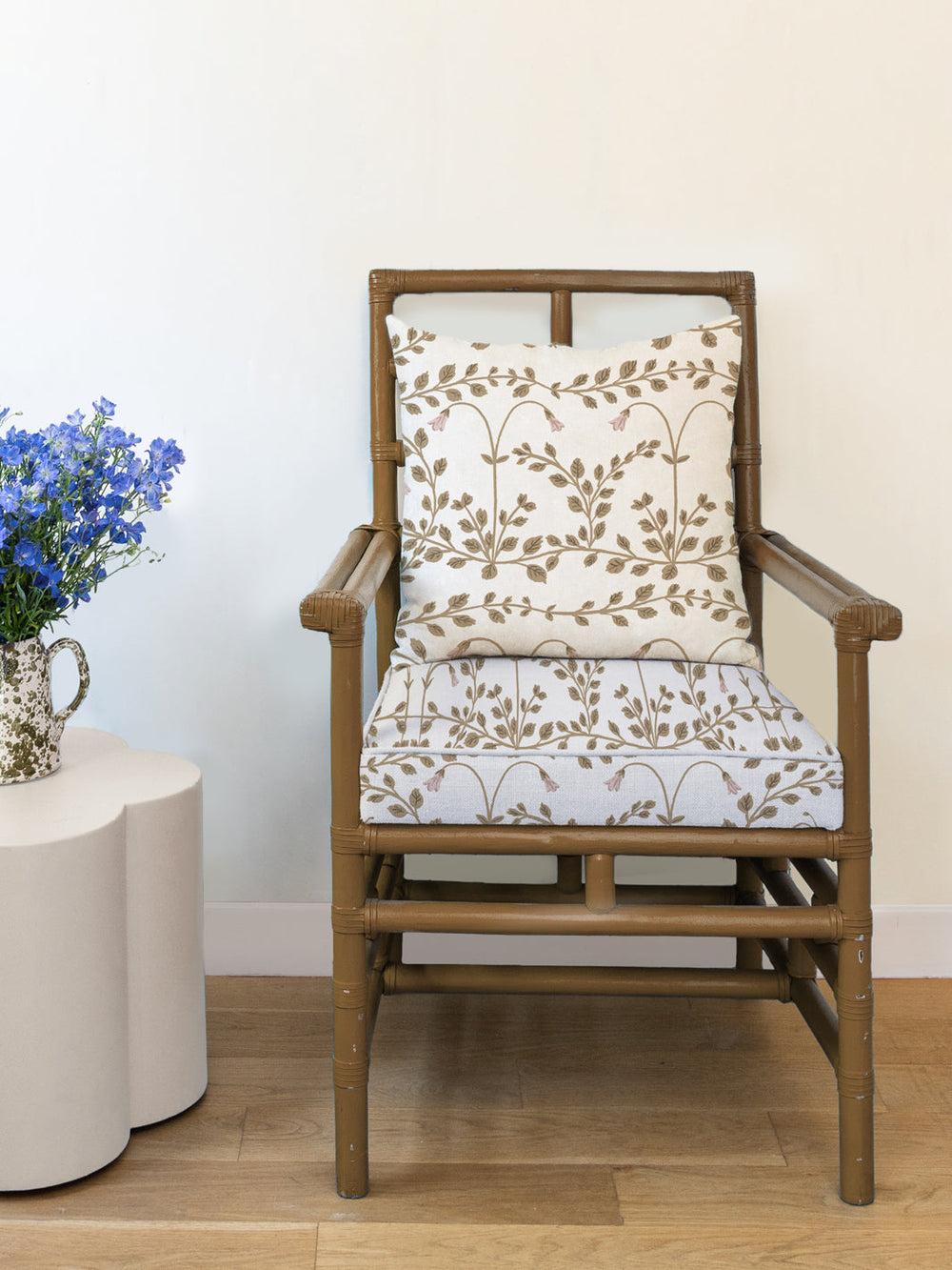 sassa linen fabric by sjp peach stone