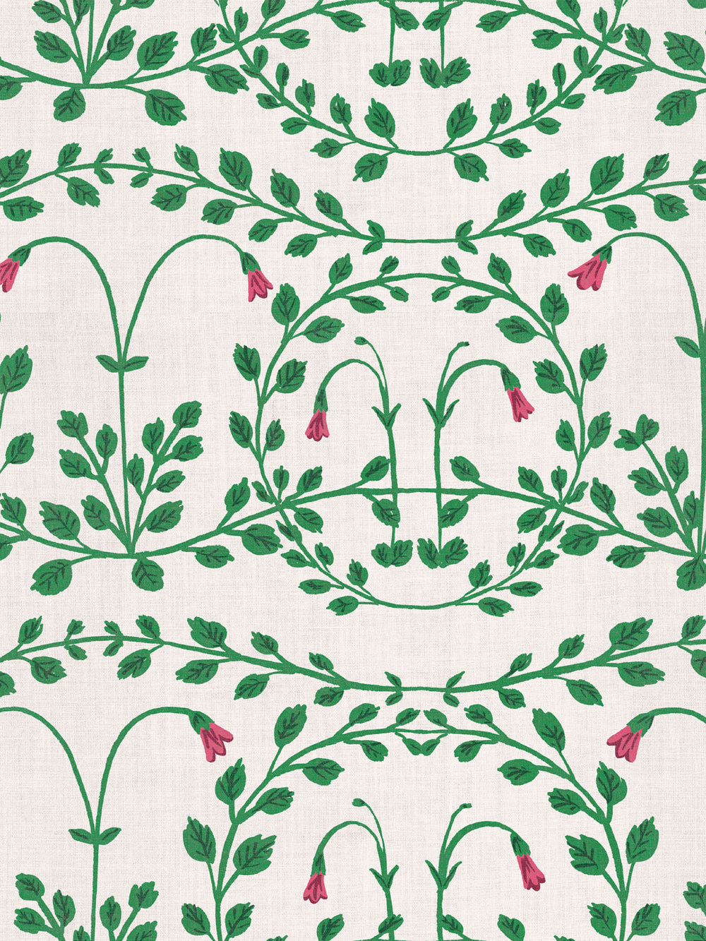 sassa linen fabric by sjp pink punch