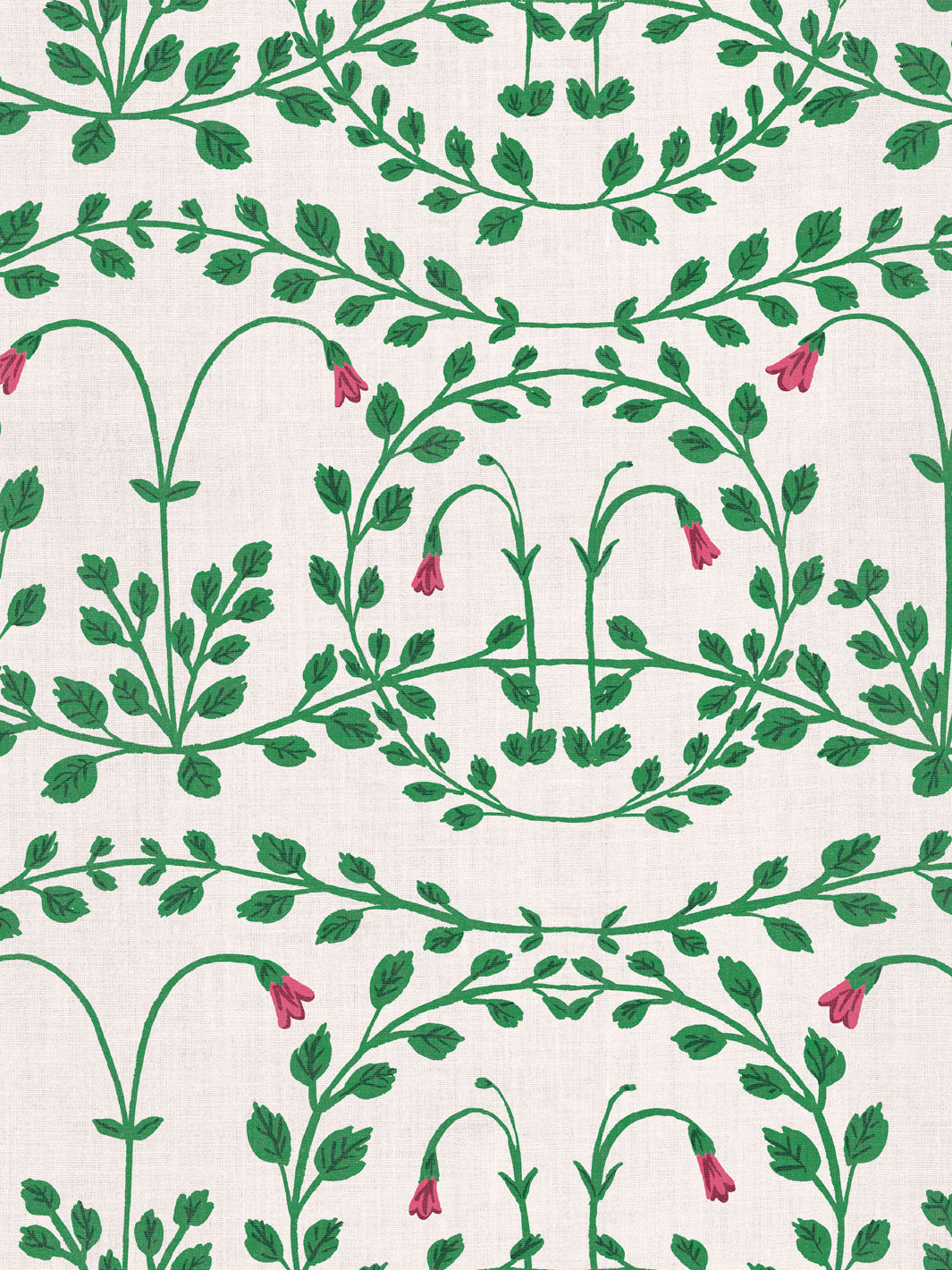 sassa linen fabric by sjp pink punch