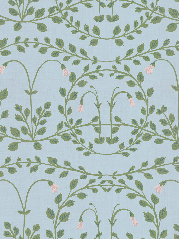 sassa linen fabric by sjp sky petal
