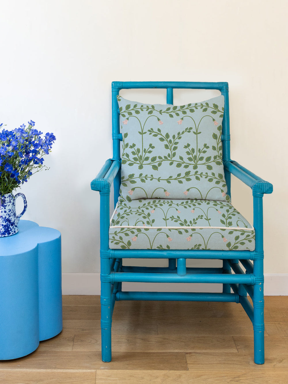 sassa linen fabric by sjp sky petal