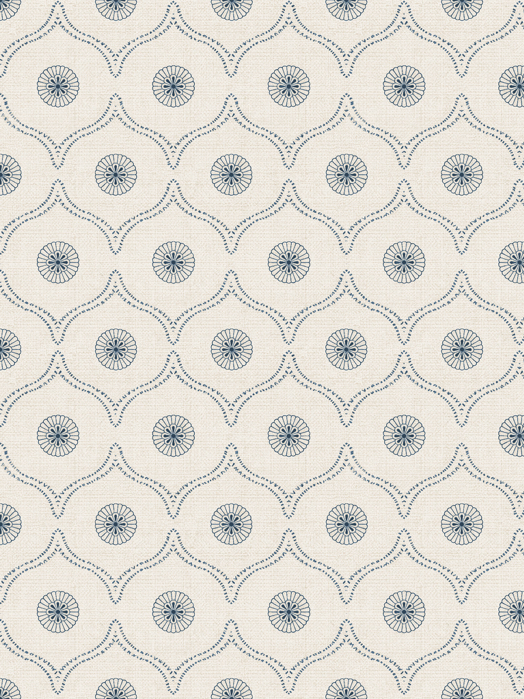 'Sea Biscuit' Wallpaper by Flint Wood & Hicks - Midnight