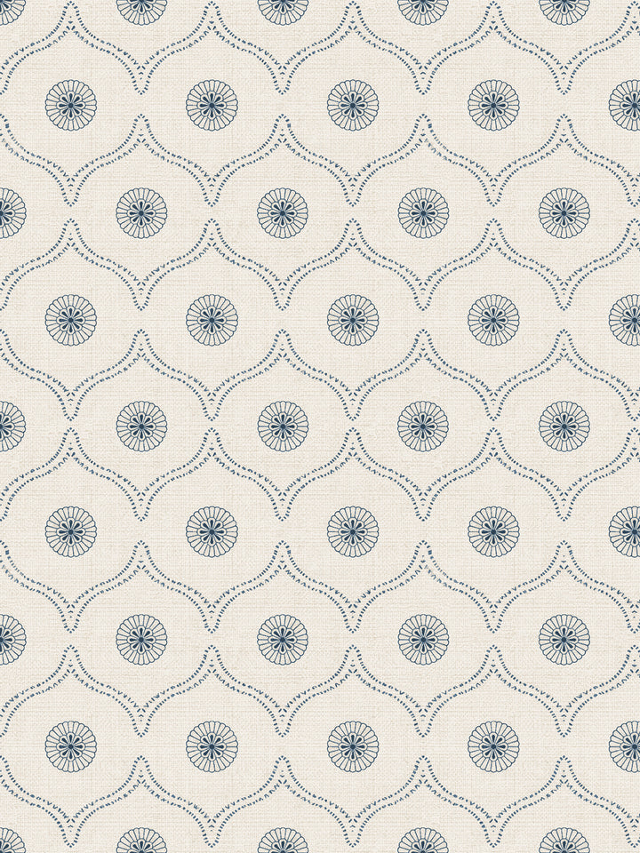 'Sea Biscuit' Wallpaper by Flint Wood & Hicks - Midnight