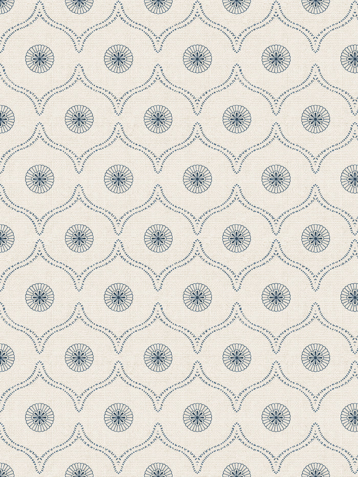 'Sea Biscuit' Wallpaper by Flint Wood & Hicks - Midnight