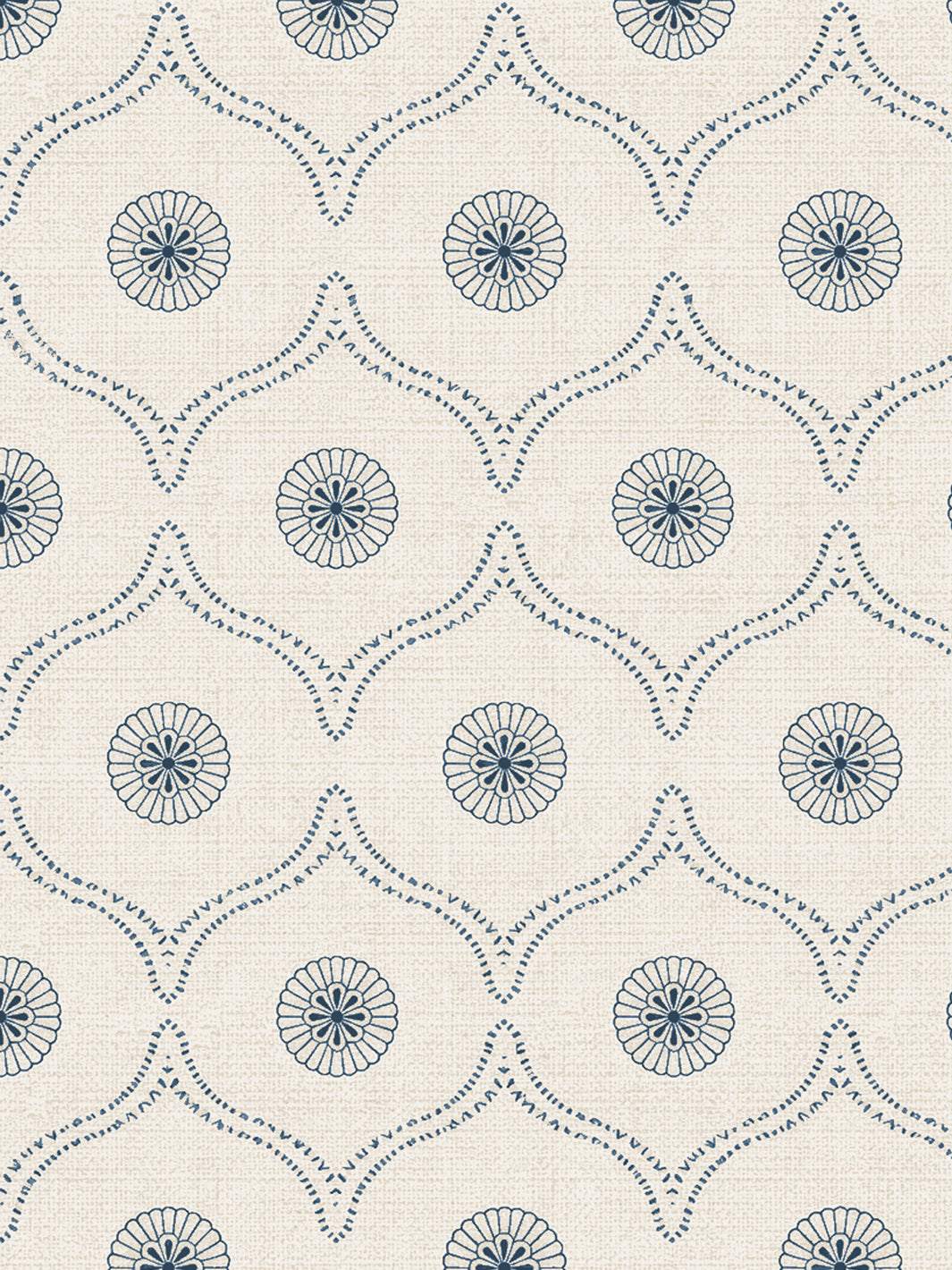 'Sea Biscuit' Wallpaper by Flint Wood & Hicks - Midnight