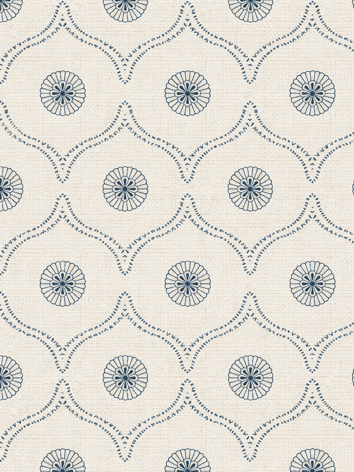 'Sea Biscuit' Wallpaper by Flint Wood & Hicks - Midnight