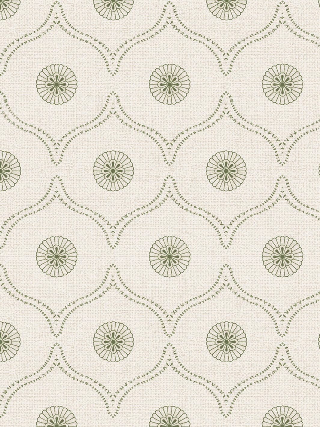 'Sea Biscuit' Wallpaper by Flint Wood & Hicks - Olive