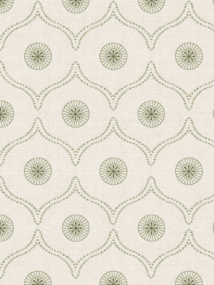 'Sea Biscuit' Wallpaper by Flint Wood & Hicks - Olive