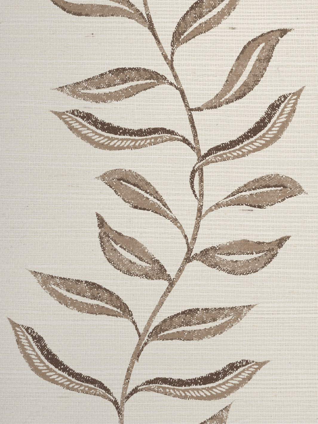 'Seneca' Grasscloth Wallpaper by Nathan Turner - Brown