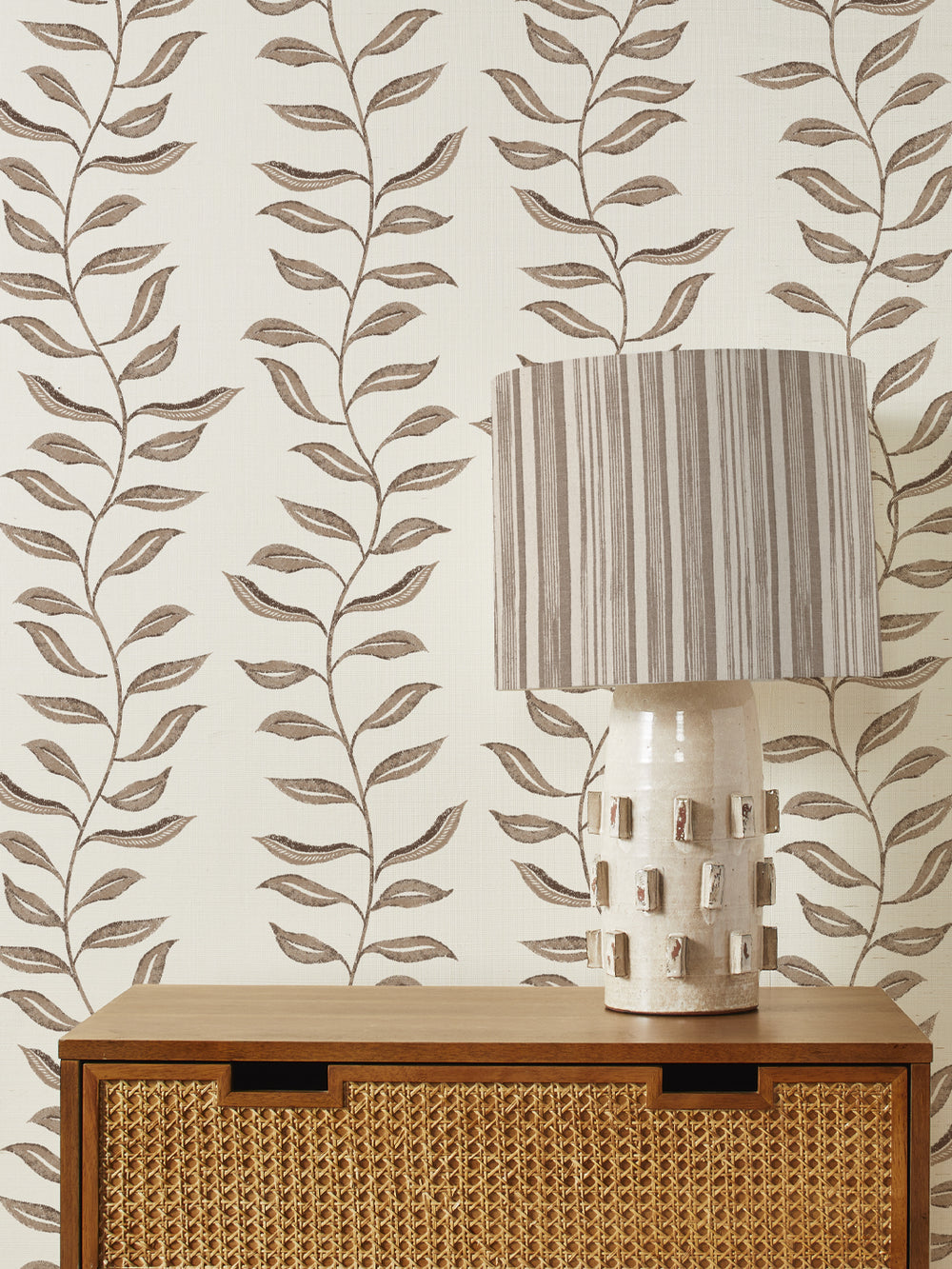 seneca grasscloth wallpaper by nathan turner brown
