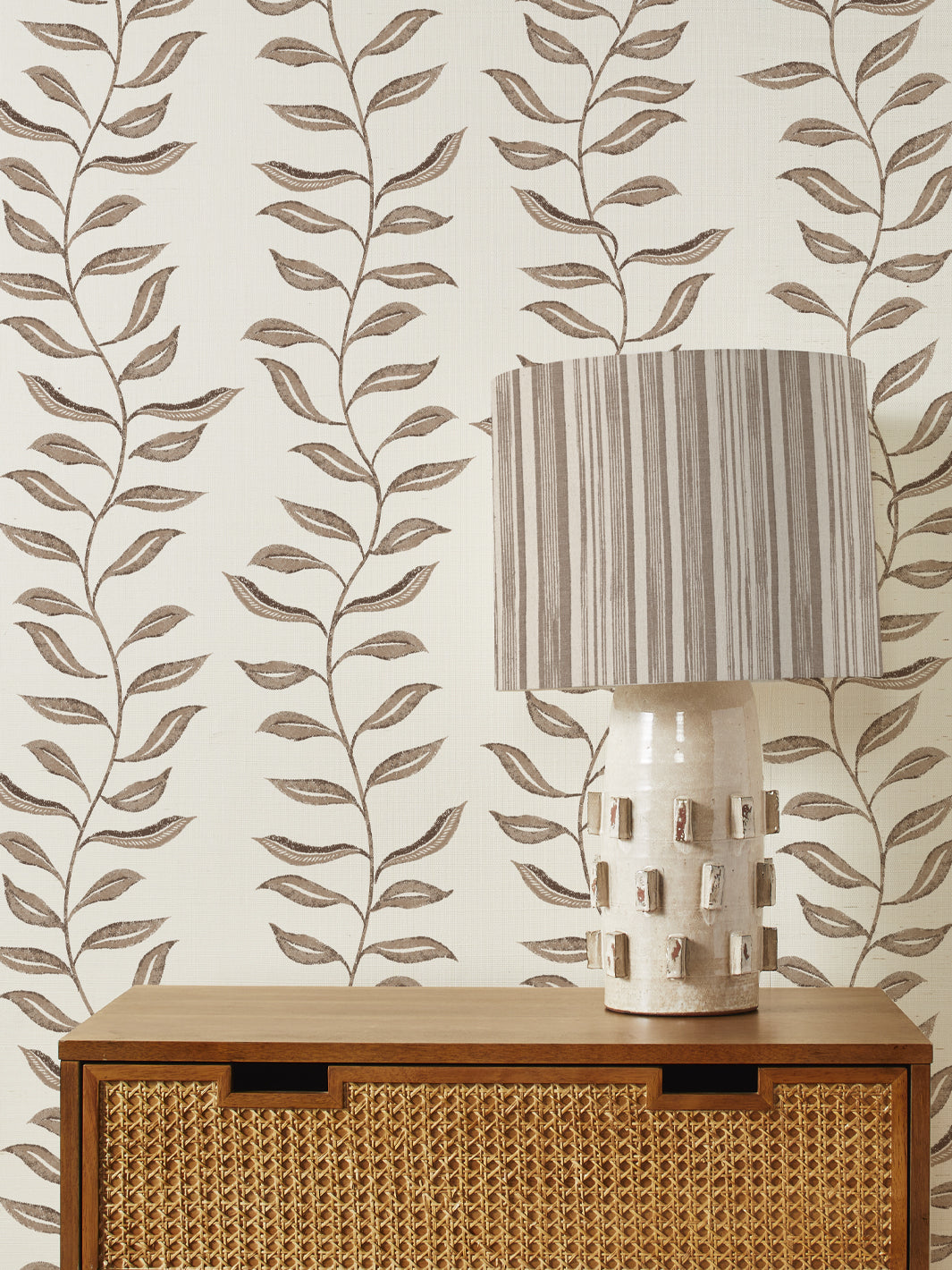 seneca grasscloth wallpaper by nathan turner brown