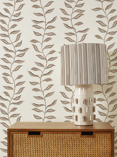 seneca grasscloth wallpaper by nathan turner brown