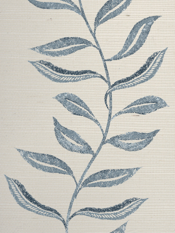 seneca grasscloth wallpaper by nathan turner darker blue