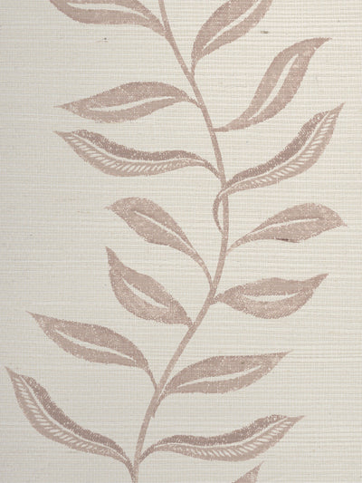 'Seneca' Grasscloth Wallpaper by Nathan Turner - Pink