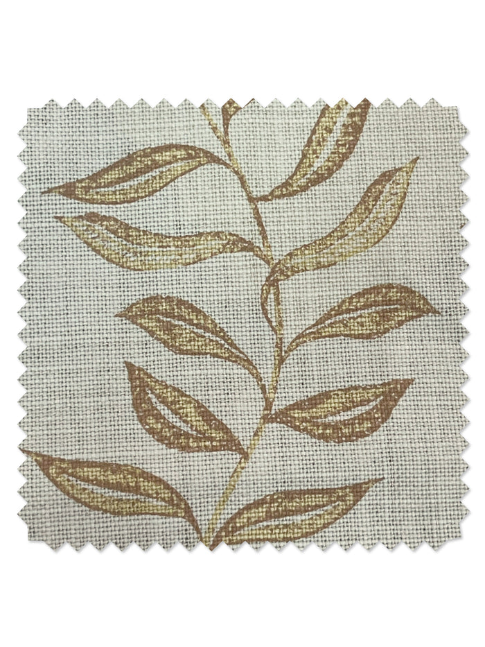 'Seneca' Linen Fabric by Nathan Turner - Gold