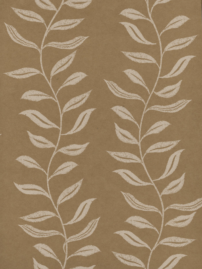 'Seneca' Kraft Wallpaper by Nathan Turner - White