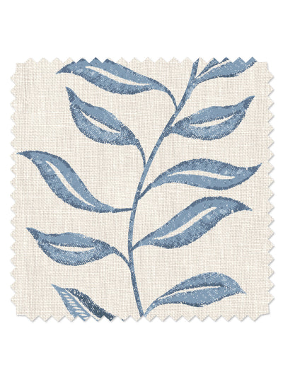 'Seneca' Linen Fabric by Nathan Turner - Blue