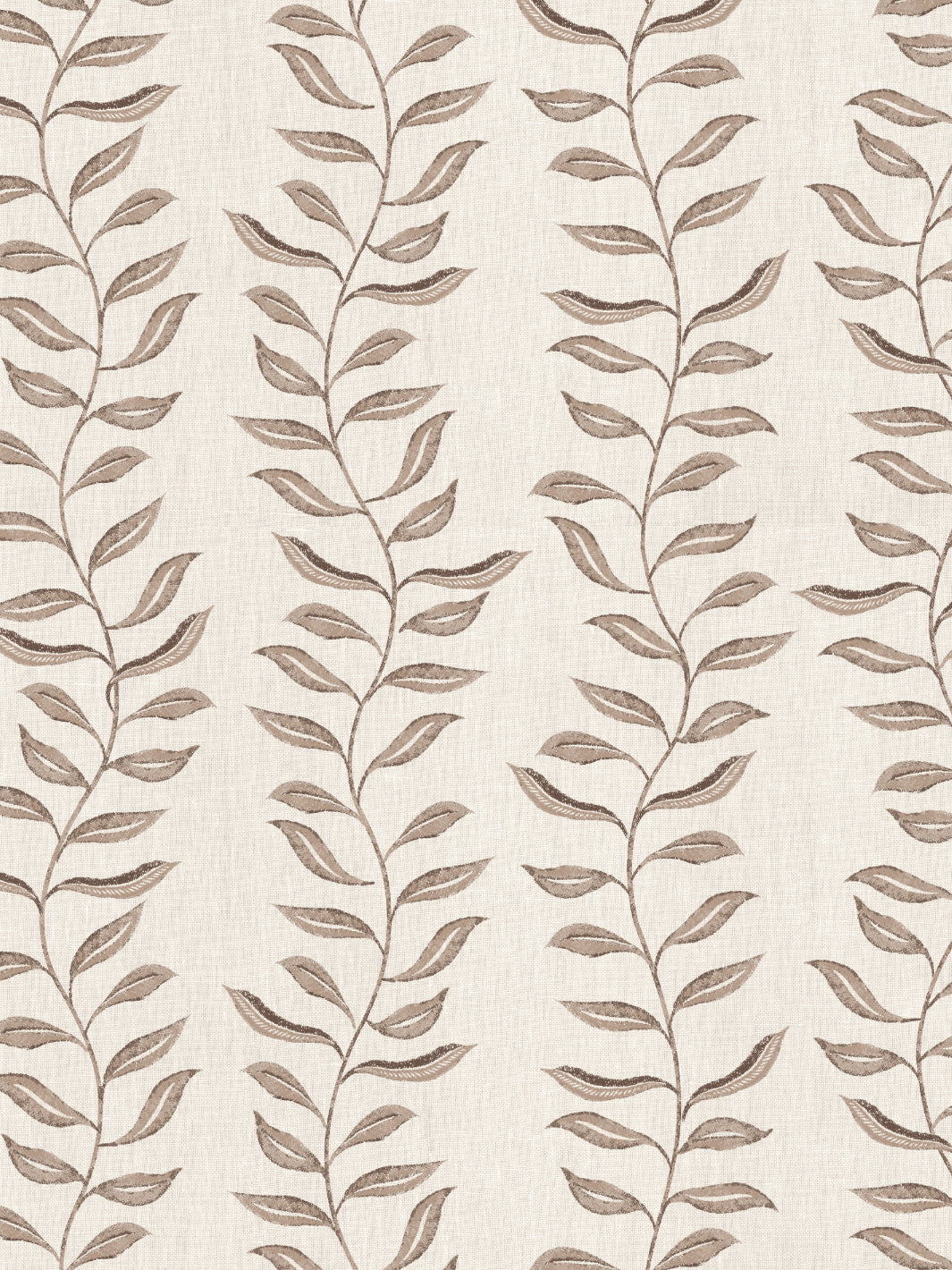 'Seneca' Linen Fabric by Nathan Turner - Brown