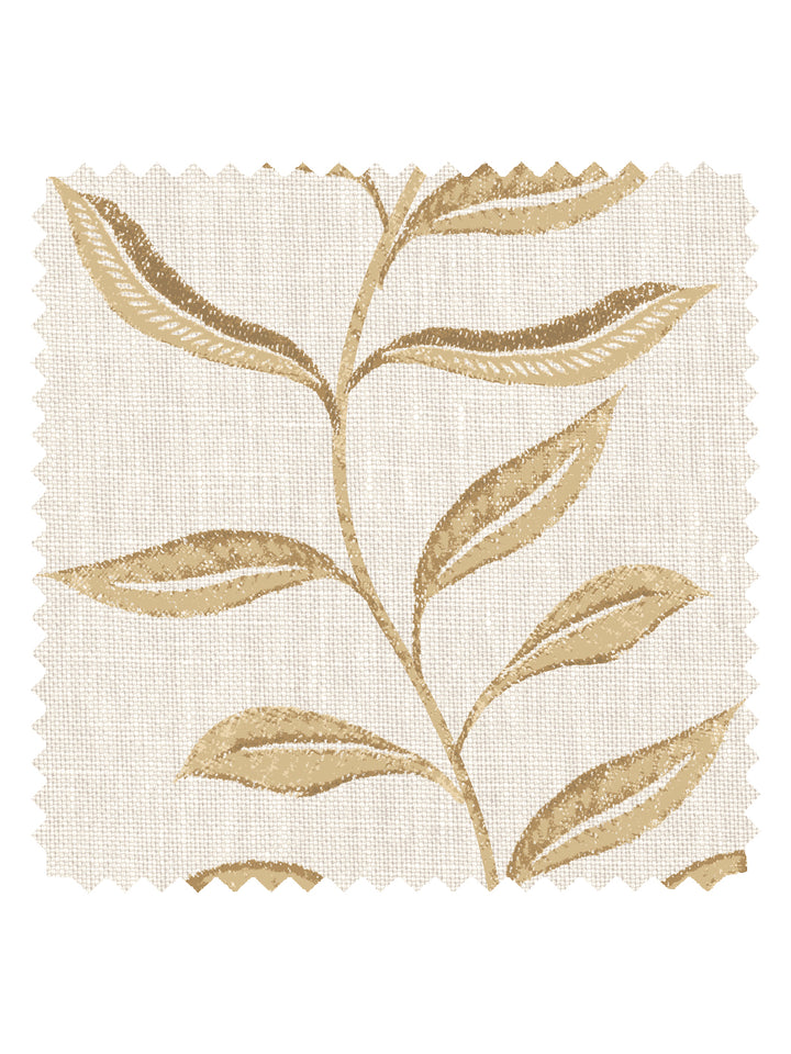 'Seneca' Linen Fabric by Nathan Turner - Gold