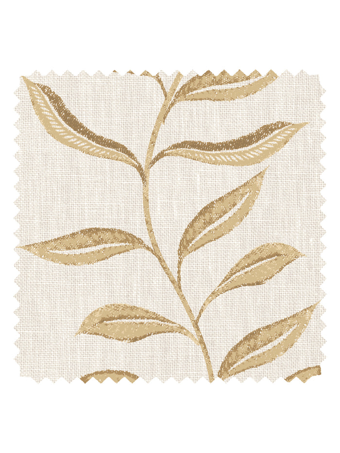 'Seneca' Linen Fabric by Nathan Turner - Gold