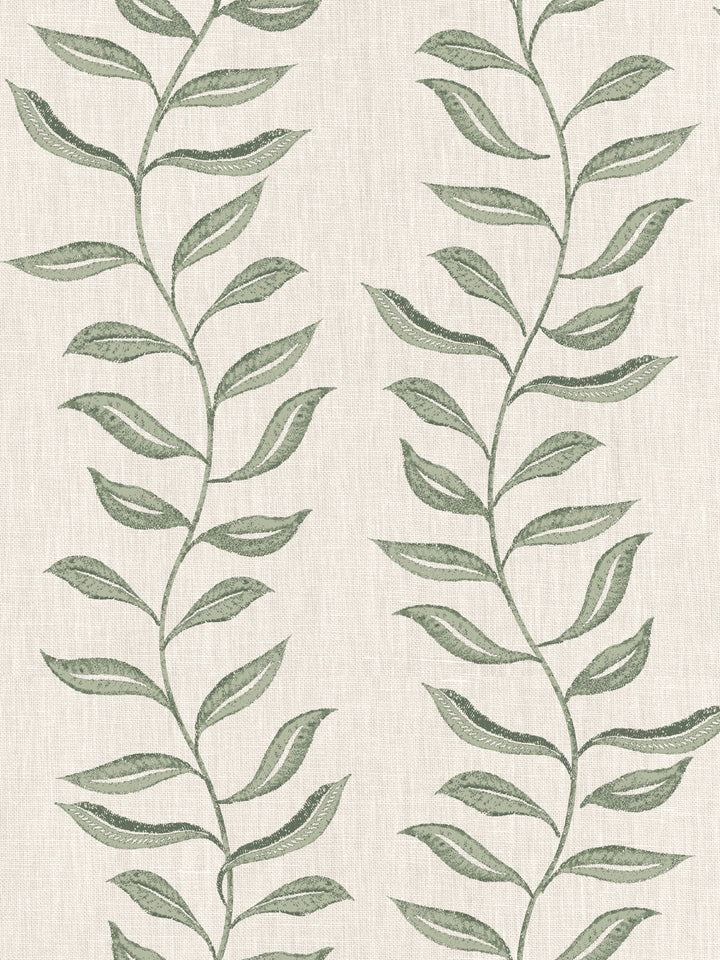 'Seneca' Linen Fabric by Nathan Turner - Green