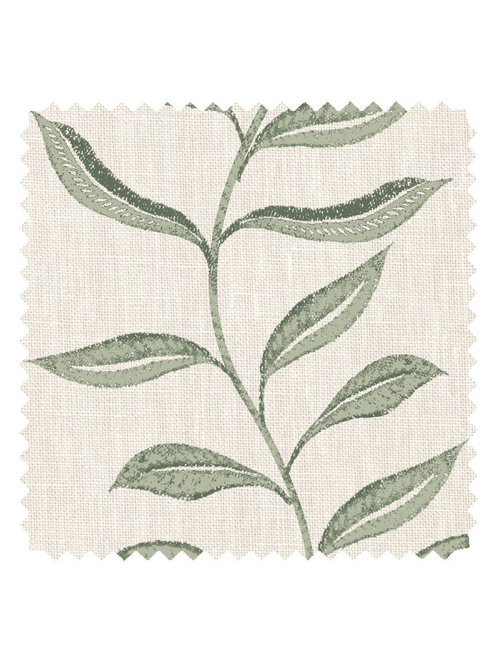 'Seneca' Linen Fabric by Nathan Turner - Green