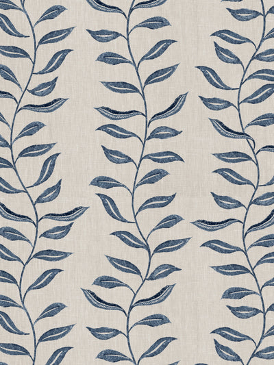 'Seneca' Wallpaper by Nathan Turner - Darker Blue