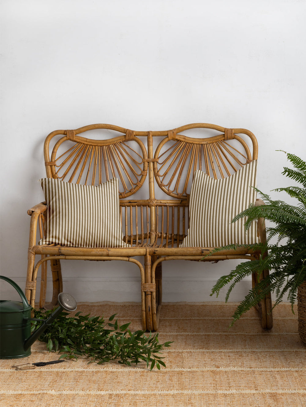 simple stripe linen fabric by sugar paper fawn