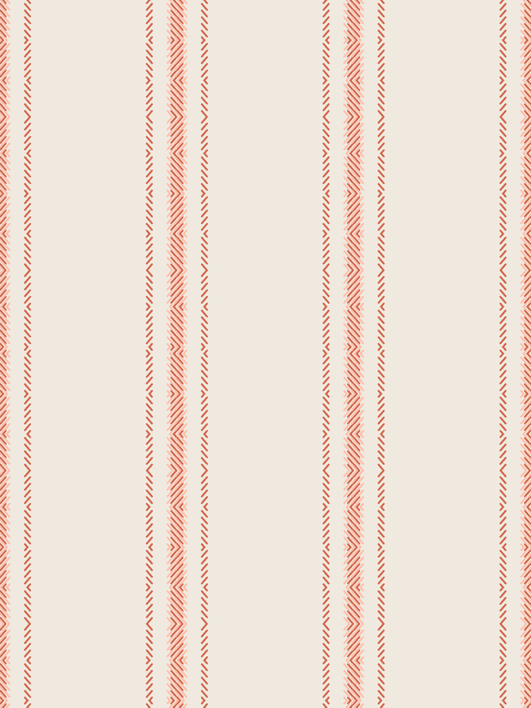 'Snake Trails' Wallpaper by Flint Wood & Hicks - Dark Coral